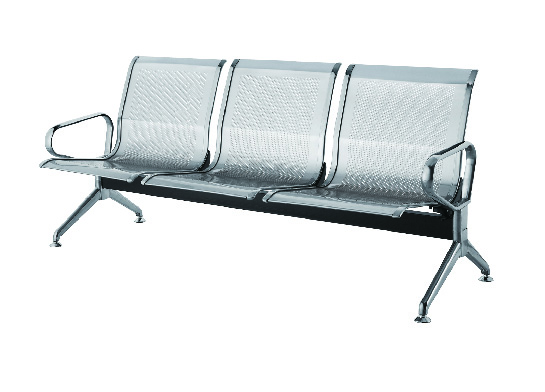 Stainless steel waiting chair