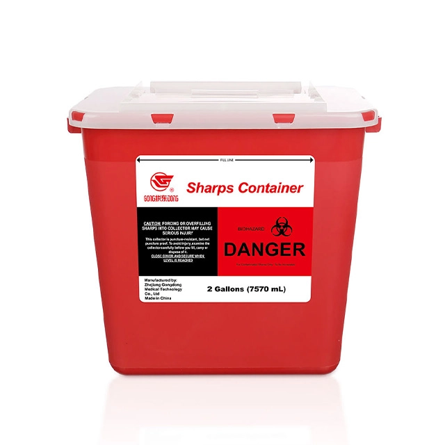 Waste Sharp Container Red 1QT 2QT 5QT 1GAL 2GAL 6GAL