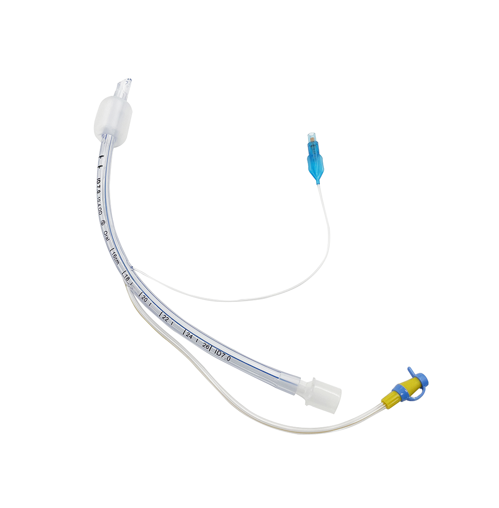 Tracheal intubation with sputum suction cavity
