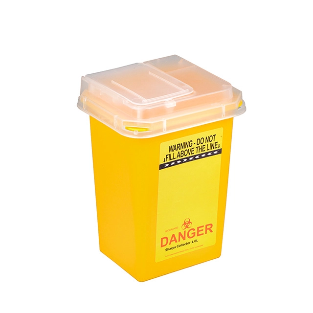 Waste Sharp Container Yellow Flip Cap 1L 3L 5L 7L 13L